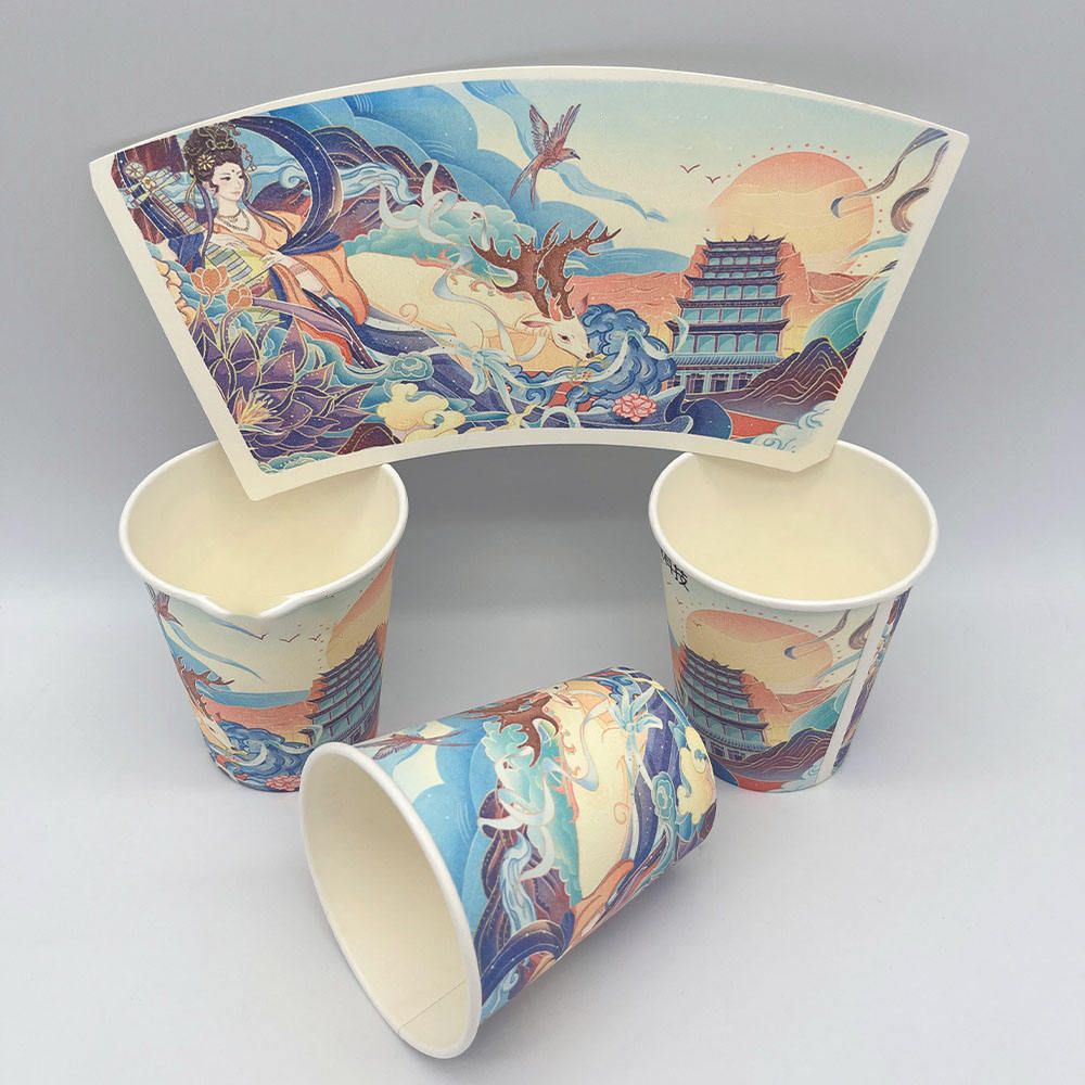 Paper Cup Fan Single Pass Digital Printer